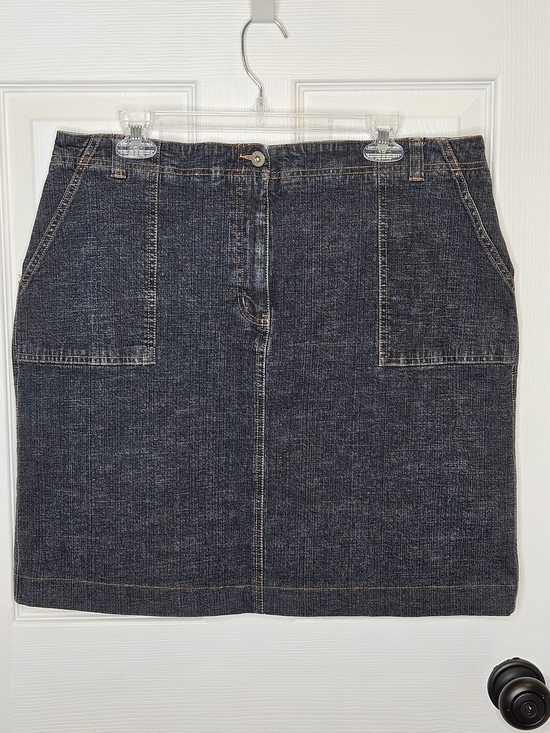Reflect Jeans Dresses & Skirts - NWOT Reitmans Mini Denim Skirt Plus Size 18 Dark Wash Front Pockets